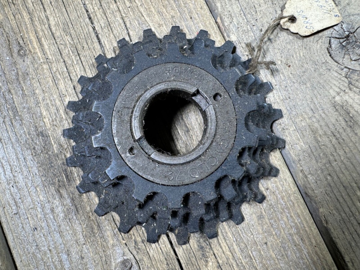 roue libre vélo 5 vitesses filetage français vintage rétro