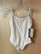 New Capezio Cami Leotard Nude Dance TB49C - Size S  $16