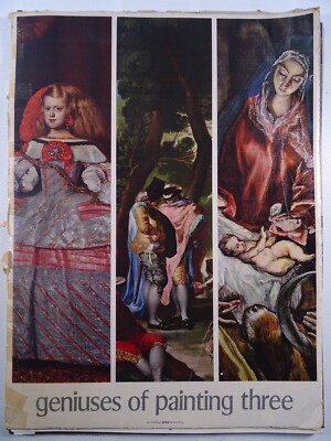 Geniuses of Painting Three  Madrid 1964 Greco Goya Velasquez 16 Drucke (4636)