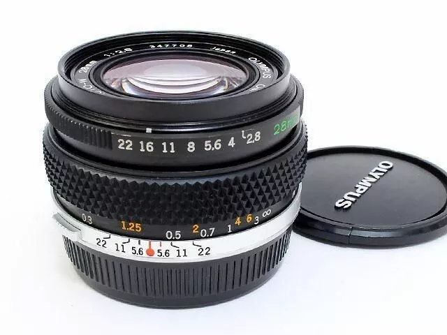 Olympus OM Zuiko Auto-W 28mm F2.8 MF Wide Angle Prime Lens Excellent from Japan