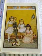 Postcard Whispers of Innocence: A Nostalgic Snapshot Art Print