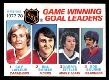 1978-79 OPC O PEE CHEE #69 GUY LAFLEUR BILL BARBER DARRYL SITTLER NM NHL LEADERS