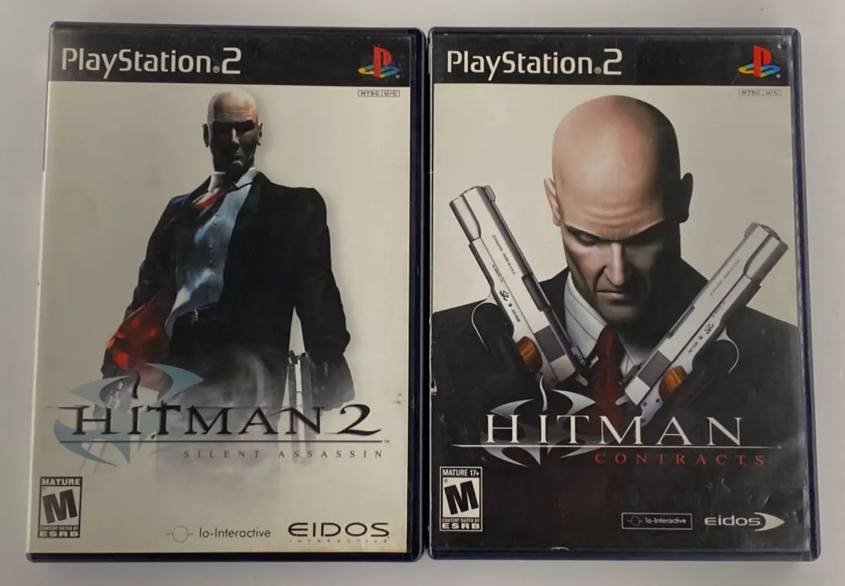 PS2 Hitman Contracts Hitman 2 Silent Assassin PlayStation 2
