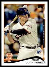 2014 Topps Update Juan Perez RC San Francisco Giants #US-271
