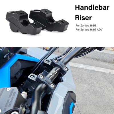 Handle Booster Adapter For Zontes 368G 368G Adv 2024- Handlebar Riser Clamp