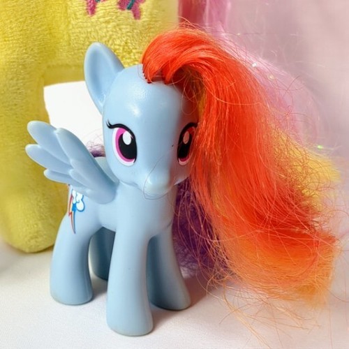 My Little Pony Peluche Fluttershy Rainbow Dash, Pozione Nova Giallo Ty Sparkle MLP - Foto 15 di 18