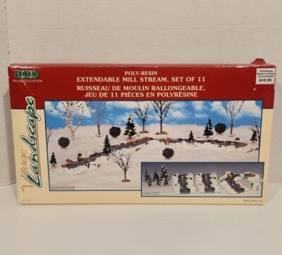 Lemax Forest Resin Extendable Stream Christmas Holiday Village