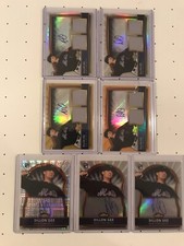 2011 Dillon Gee Lot Of 7 Auto Autograph Refractor Topps Finest /69, 99, 299, 499