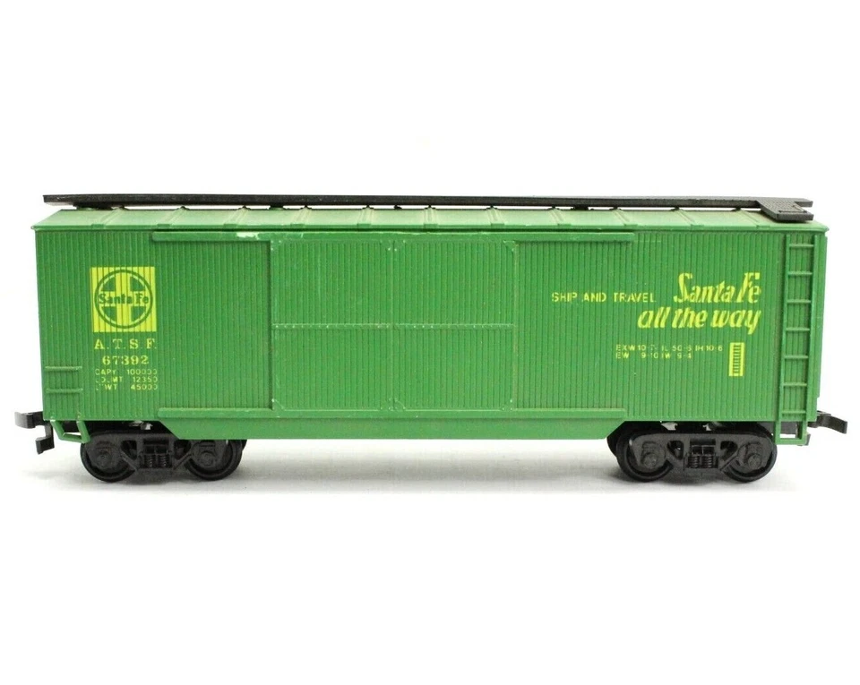 Set Of 2  IHC ATSF Santa Fe All The Way HO Scale Box Cars Green - Image 4 of 4