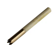 3" Brass Bat-One Hitter Pipe-Grinder Tip-Designed for 4" Dugouts-Pearl
