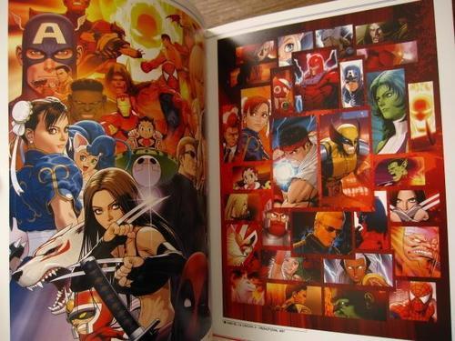 Marvel VS Capcom Official Complete Works Art Book Paperback Out of