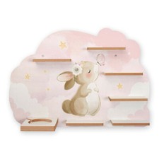 Tonie Regal „Häschen“ - für Toniebox  &  Tonies; inkl. 40 Metallplättchen