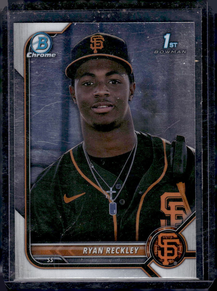 2022 Bowman Chrome #BCP-163 Ryan Reckley Prospects