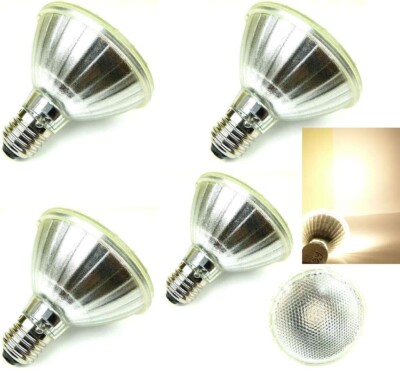 4 x PAR 30 LED Spot 6W (80W) warmweiss E27 3000K 55° Leuchte Strahler Reflektor 