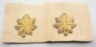 WWI Army Major Rank Gold Bullion On Wool Patch Set — photo 1
