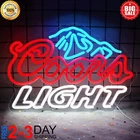 Coors Light Neon Sign Wall Decor Neon Lights Bedroom LED Beer Coors Light Dorm
