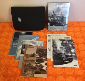 Details About 2009 Ford F150 F 150 Owners Manual Books Set User Kit Xlt Lariat Fx4 Fx2 4x4 09