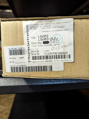 L6203-2LF DMOS Full Bridge Driver 25pcs, more available