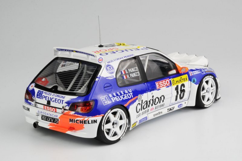Platz BX24026 1/24 Model Car Kit Peugeot 306 Maxi Evo2 Monte Carlo