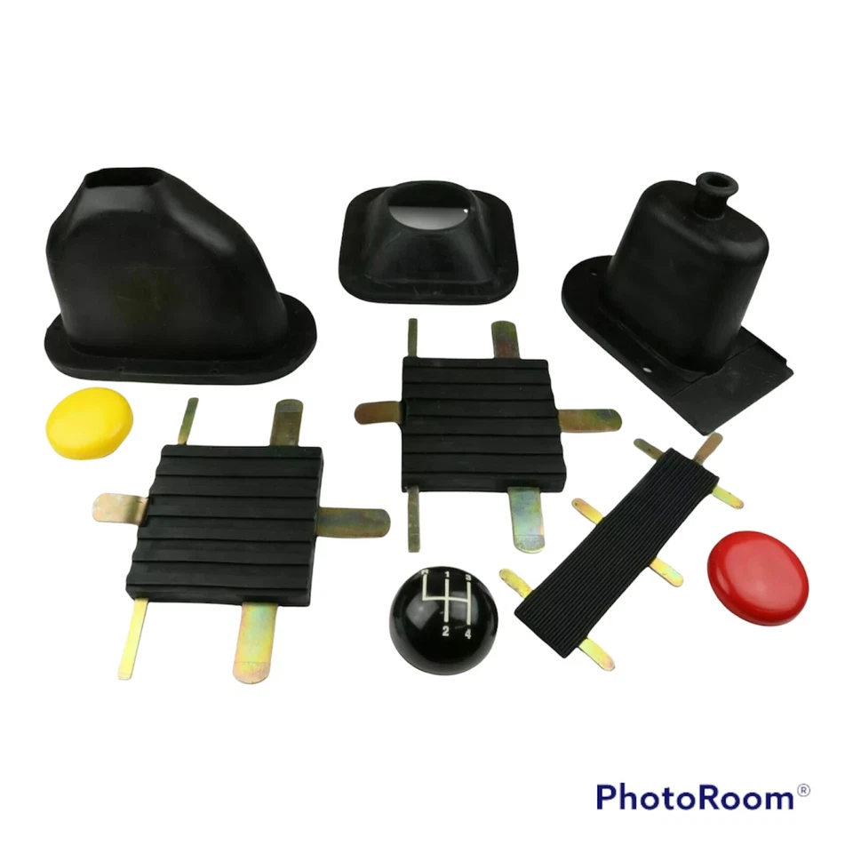 KIT DE RENOVACIÓN INTERIOR PEDAL GOMAS, PERILLAS DE ENGRANAJE Y PUNTAS PARA LAND ROVER SERIE 3 Foto 2 de 2