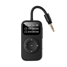 SoundSync Pro Bluetooth Transmitter  Receiver for Airplane, Easy Setup Bluet...