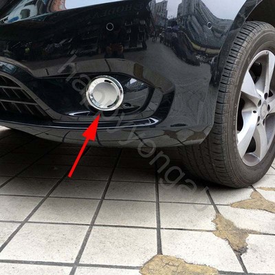 Front Fog Light Cover Trim for 2016-2020 Mercedes-Benz Vito Metris Foglight Lamp
