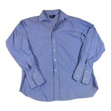 Polo Ralph Lauren Men s Shirt Curham Button Down Long Sleeve Striped Blue 16 1/2
