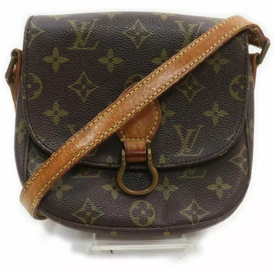 Vintage LOUIS VUITTON Monogram Saint Cloud Crossbody Bag PM For