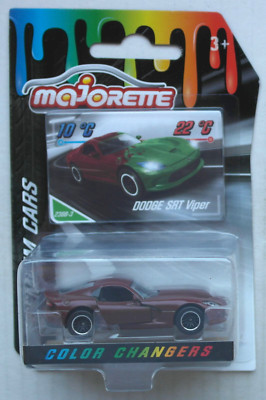 Majorette Premium Cars Dodge Viper SRT Color Changers Neu/OVP Sportwagen Auto
