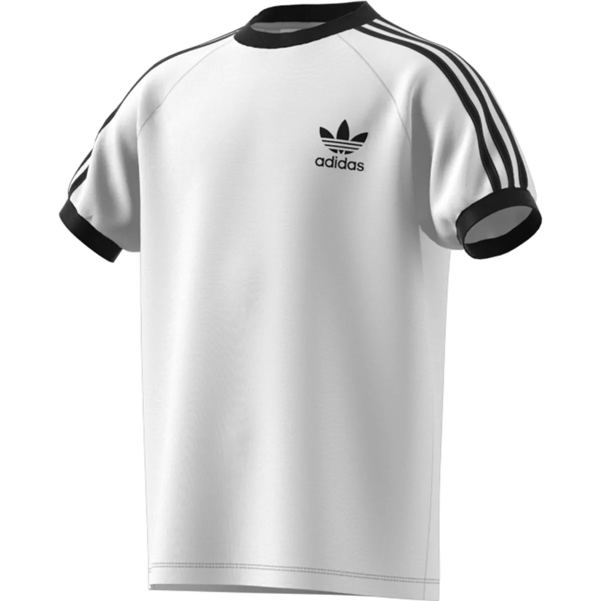 Adidas Originals 3 Stipes Kids T Shirt White Black dv2901