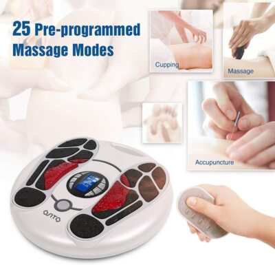 OSITO Foot Circulation Stimulator Massager TENS EMS Machine Legs Arm Pain Relief
