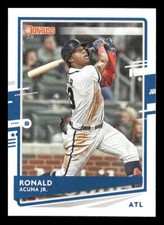 2020 Donruss #170 Ronald Acuna Jr. Atlanta Braves