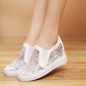 sequin wedge sneakers