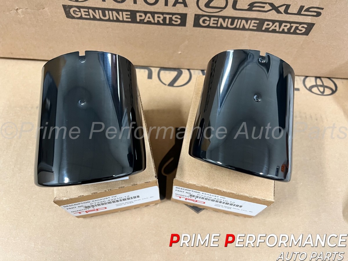 Toyota RAV4 2019-2024 Black Chrome Exhaust Tip Set of 2 PT226
