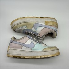 Nike Air Force 1 Low Shadow Pastel White Glacier Blue Ghost taglia UK 5,5 US 8