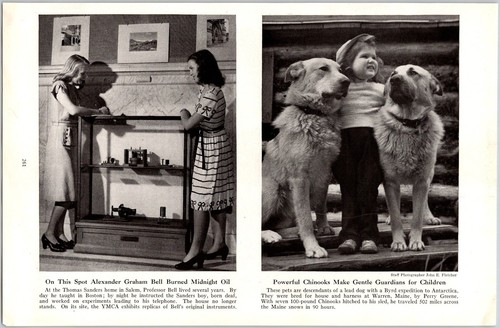 PRINT ARTICLE 1945 Northeast of Boston by Albert W. Atwood New England 36 pages - Picture 3 of 11