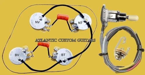 Premium Gibson Full Les Paul Harness - Long Shaft CTS 550k Pots 5% tolerance