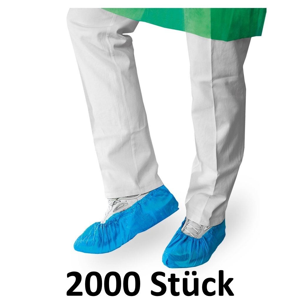 100 Copriscarpe CPE Monouso Blu » Mondocarta - Foto 3