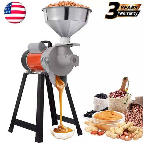 110V 1500W Electric Peanut Butter Machine Grinder Household Nut Maker Grinding