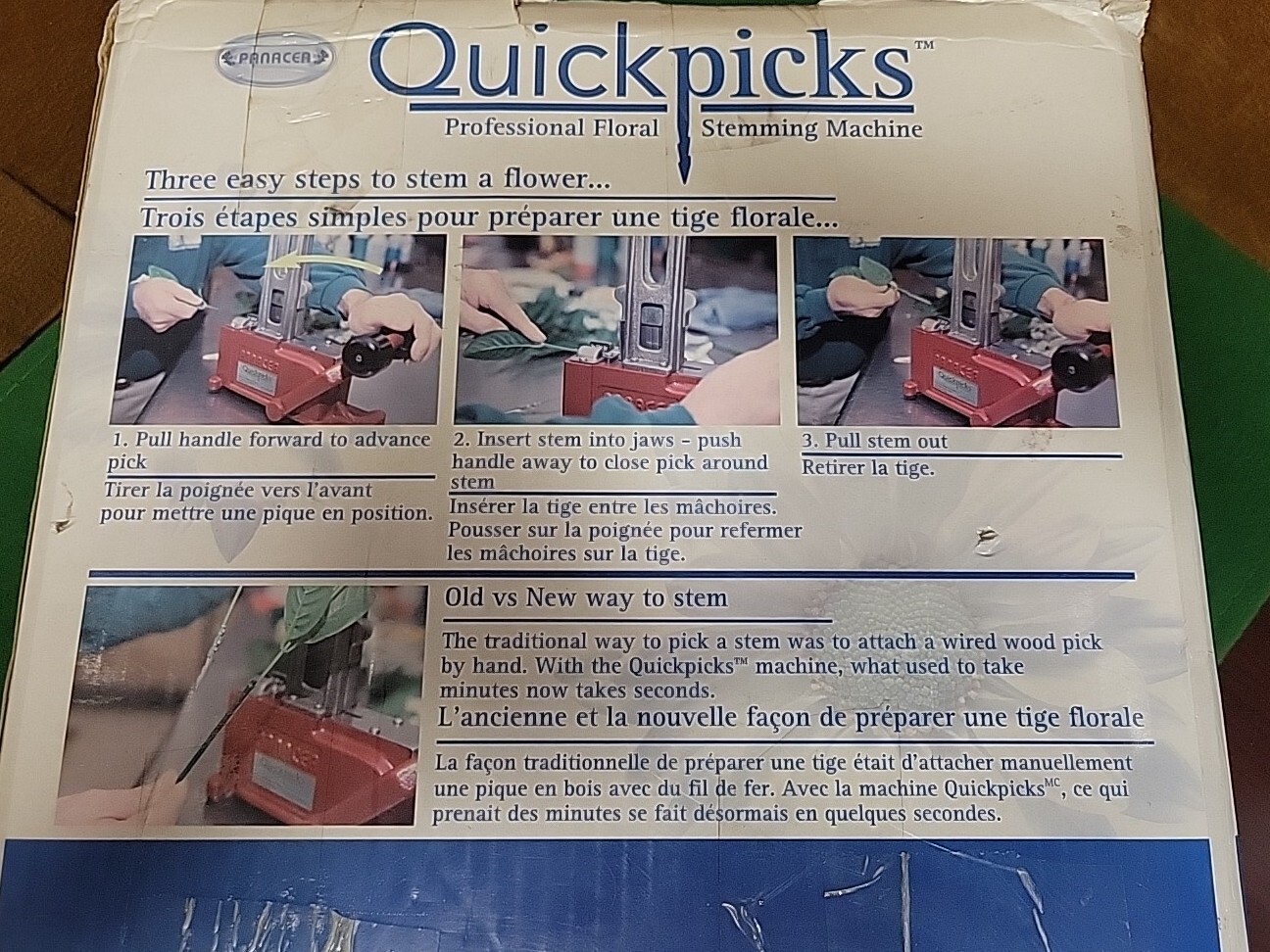 Panacea Quickpicks 60401 Professional Floral Stemming Machine W/ Picks