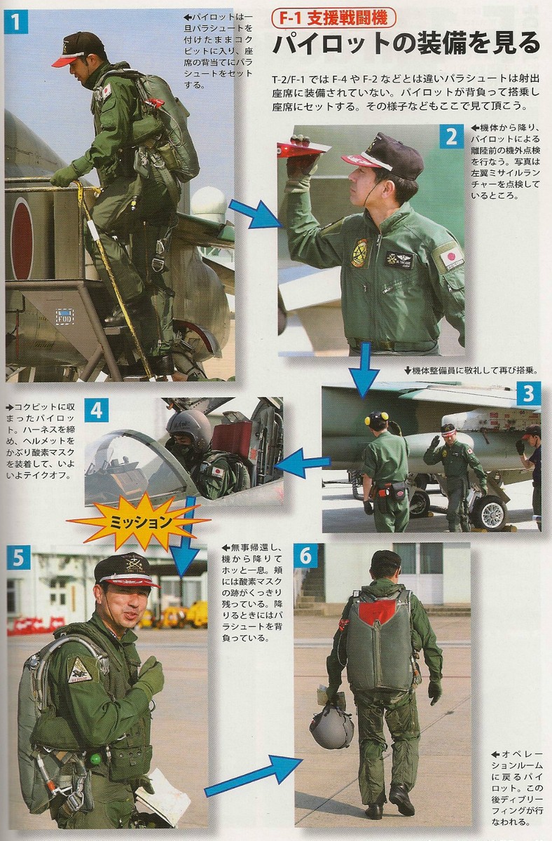 JASDF MITSUBISHI T-2 F-1 Japan Fighter Bomber Model Art 815
