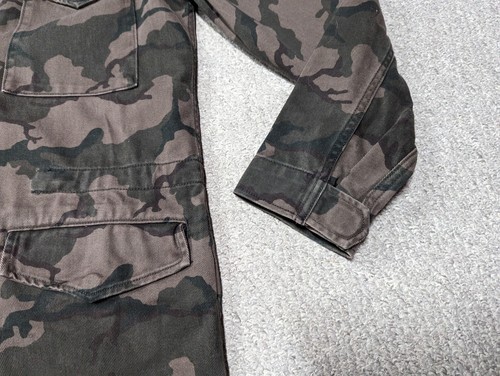 Abrigo Chaqueta Camuflada Estilo Militar Verde LEVI'S San Francisco con Capucha Extraíble - M - Imagen 8 de 18