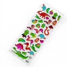 NEW 3D Scrapbooking Sticker DIY Diary Planner Decor Fun Cartoon Dinosaurs