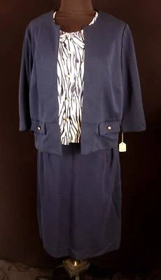 Costume Femme Vintage Deadstock 3 Pièces Années 1950-1960 - Photo 1/4