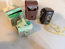 Pair of Vintage Film Cameras " Ansco Rediflex  Tower Snappy