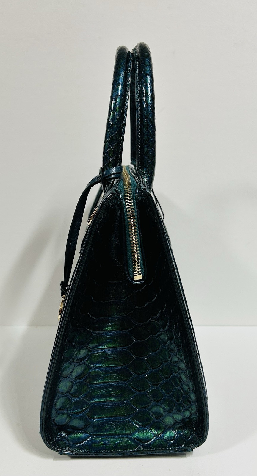 Brahmin Small Caroline Evergreen Kalopsia Leather Satchel & Suri Wallet ---NWT image 5