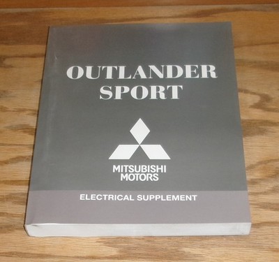 Original 2013 Mitsubishi Outlander Sport Electrical Wiring Diagrams Manual 13
