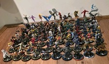 Lot of 80 Wizkids Heroclix - Marvel - Mini Figures - No Cards - Early 2000s