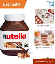 Hazelnut Spread with Cocoa Creamy Breakfast Favorite 35.3 oz Jar