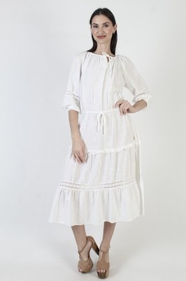 Vintage Plain White Gauze Dress Mexican Cotton Crochet Blank Beach Midi Sundress | eBay Vintage Plain White Gauze Dress Mexican Cotton Crochet Blank Beach Midi Sundress | eBay
